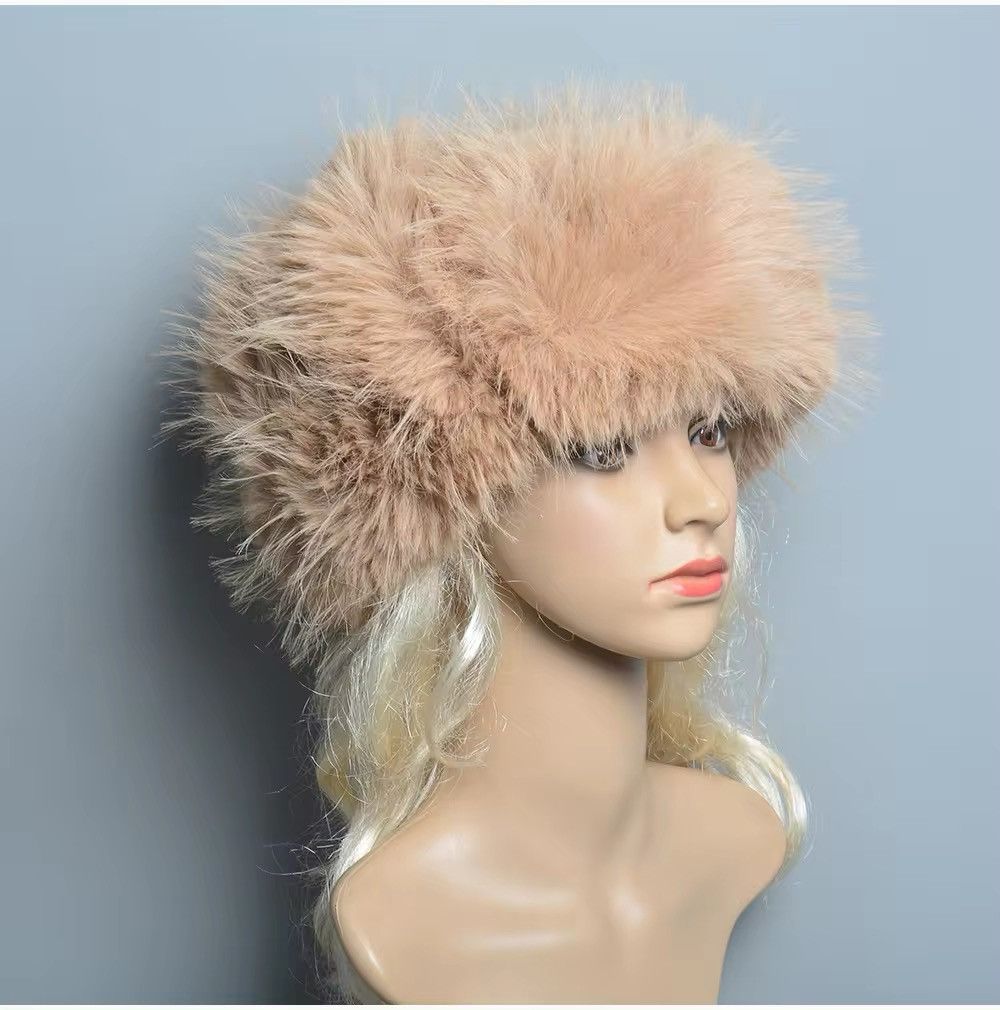 Japanese Brand × Vintage Unisex Artificial Raccoon Fur Hat Size ONE SIZE - 4 Thumbnail