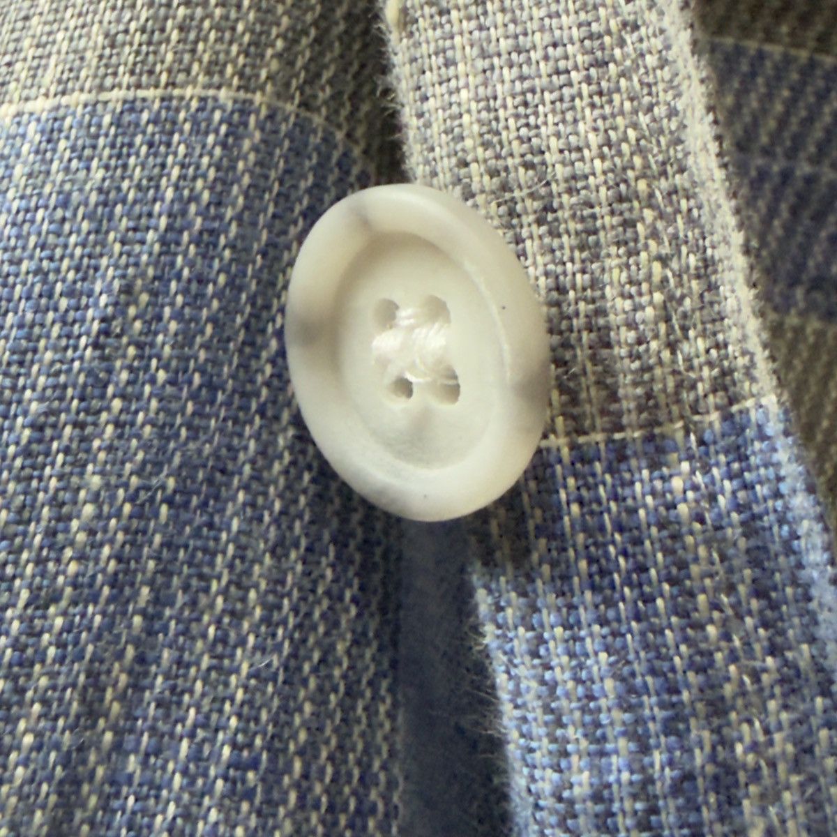 Givenchy Vintage Givenchy Gentleman Linen Plaid Blouson Jacket L⁠ Size US L / EU 52-54 / 3 - 15 Thumbnail