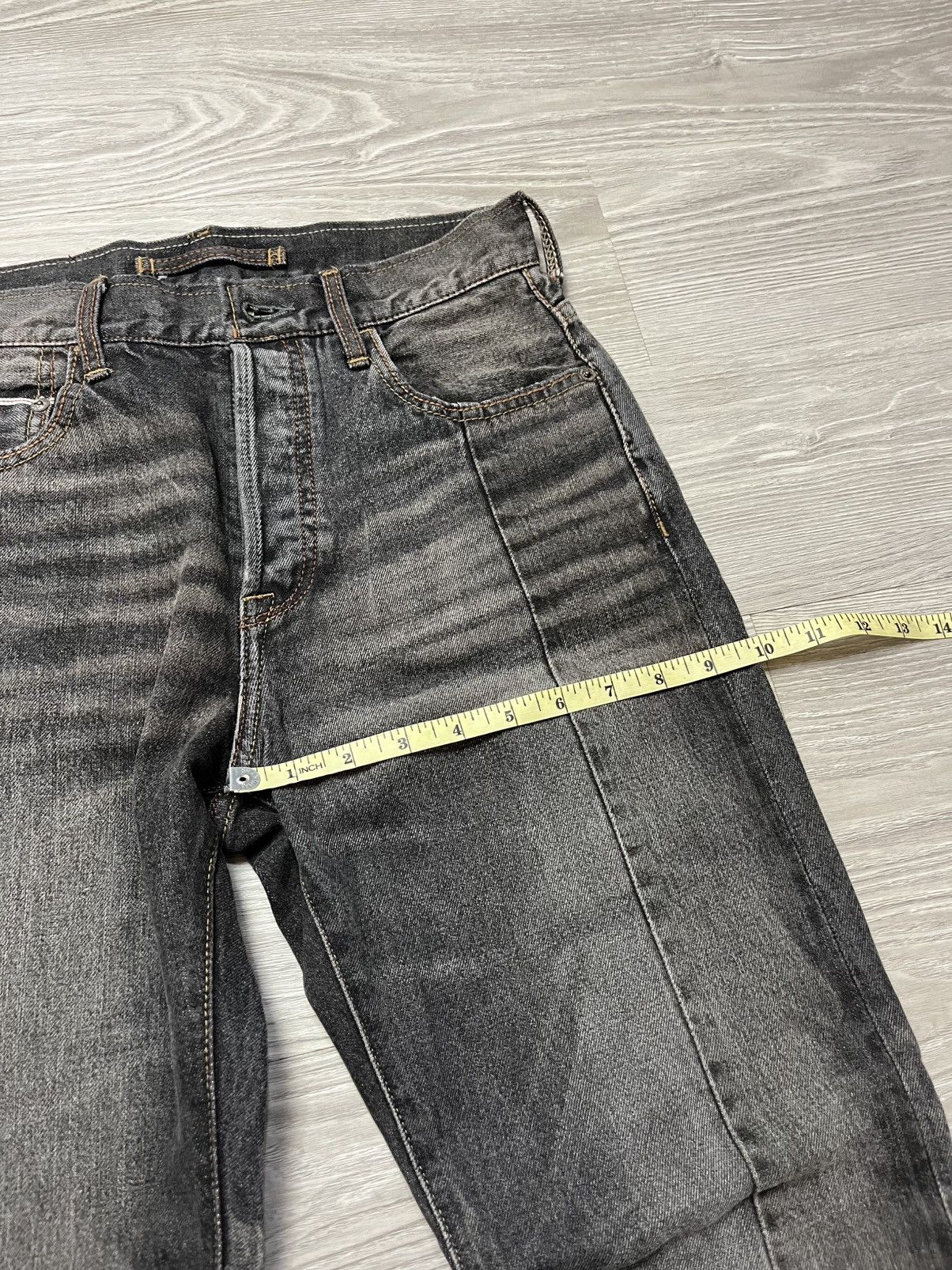 GOA GOA Nimes Selvedge Redline Faded Denim Pants Size US 29 - 13 Thumbnail