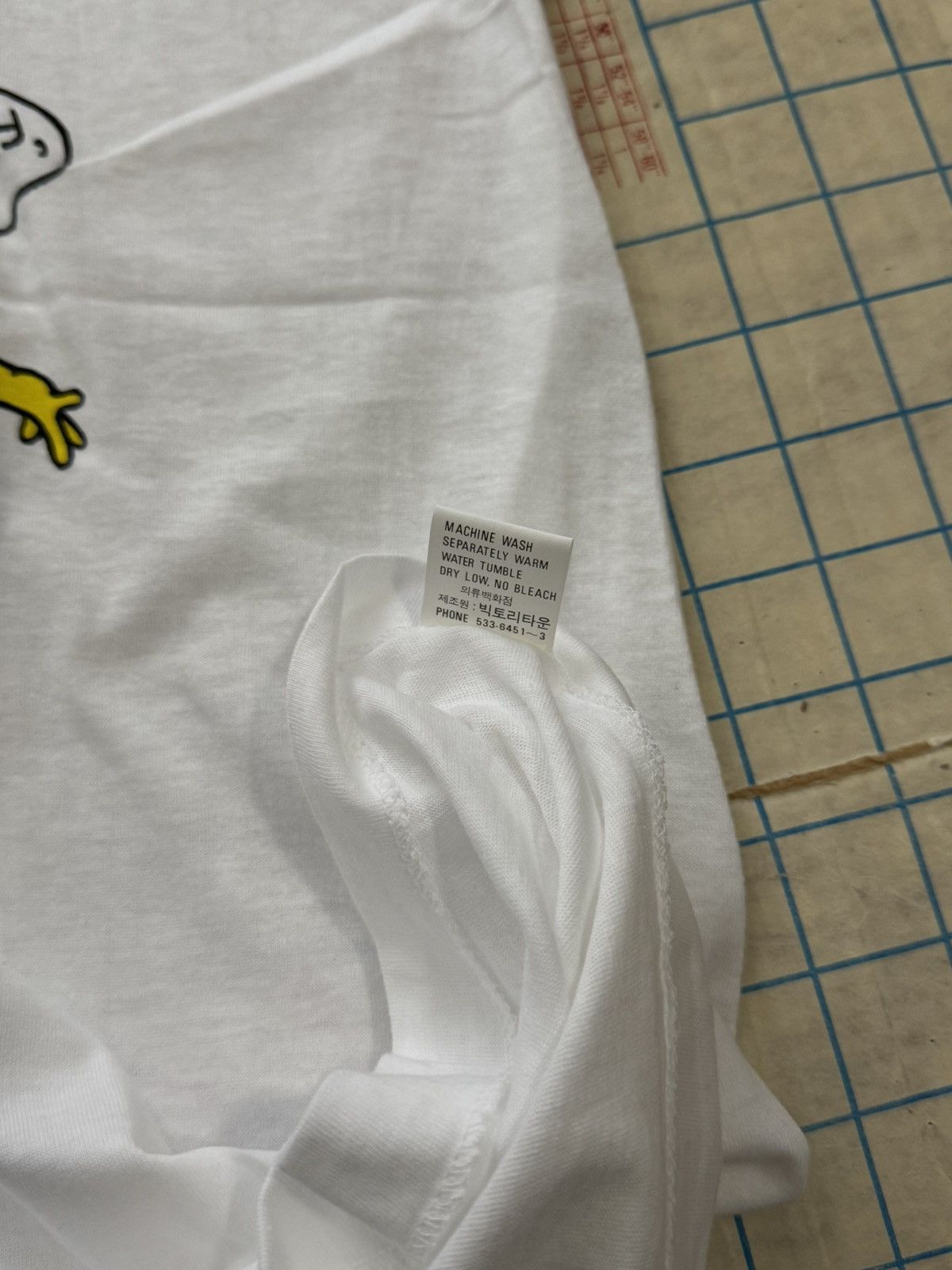 Vintage Vintage The Simpsons Bart Skateboarding Bootleg Tee White Size US M / EU 48-50 / 2 - 9 Thumbnail