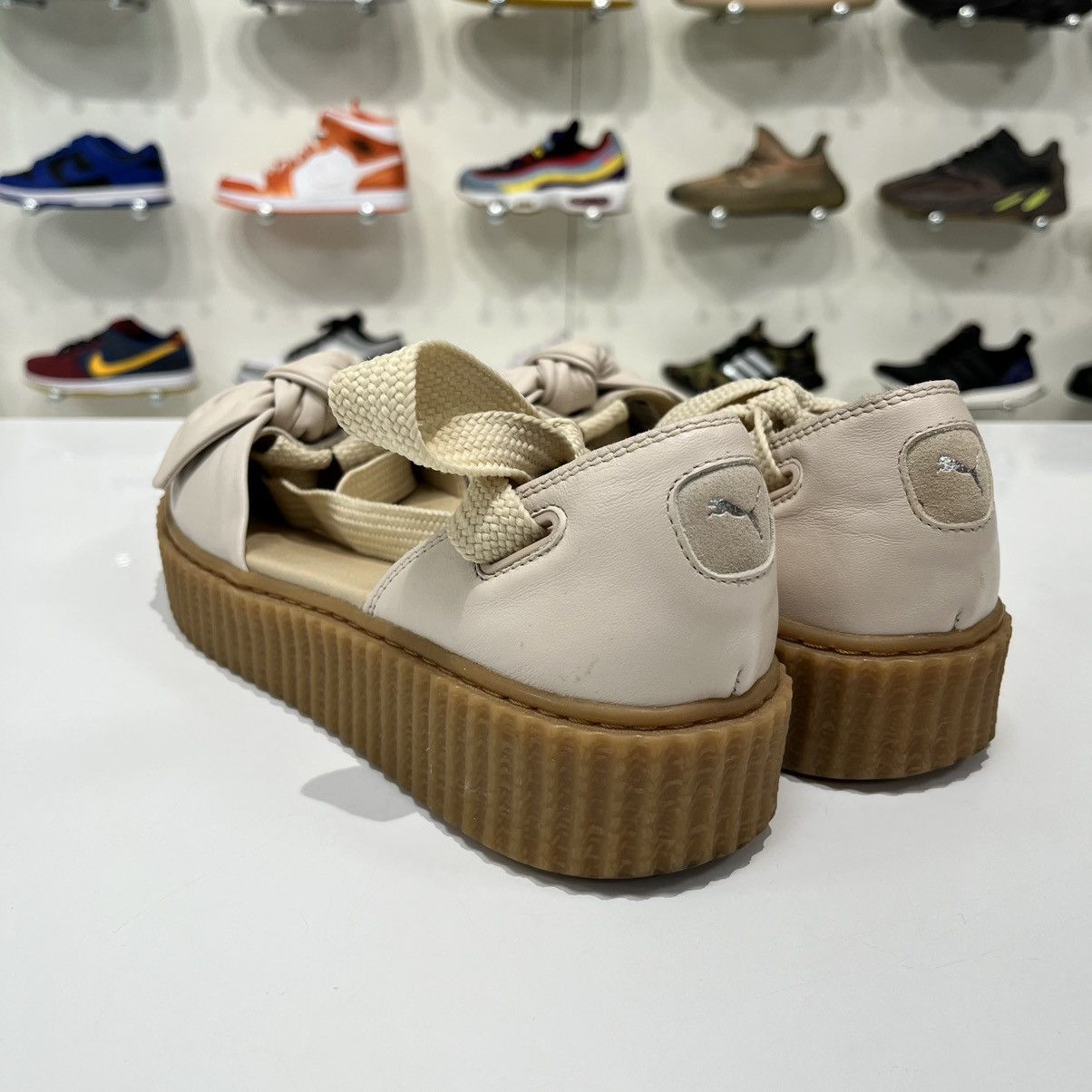 Fenty Puma Bow Creeper Sandal Rihanna Fenty Pink Tint (W) Size US 10 / IT 40 - 4 Thumbnail