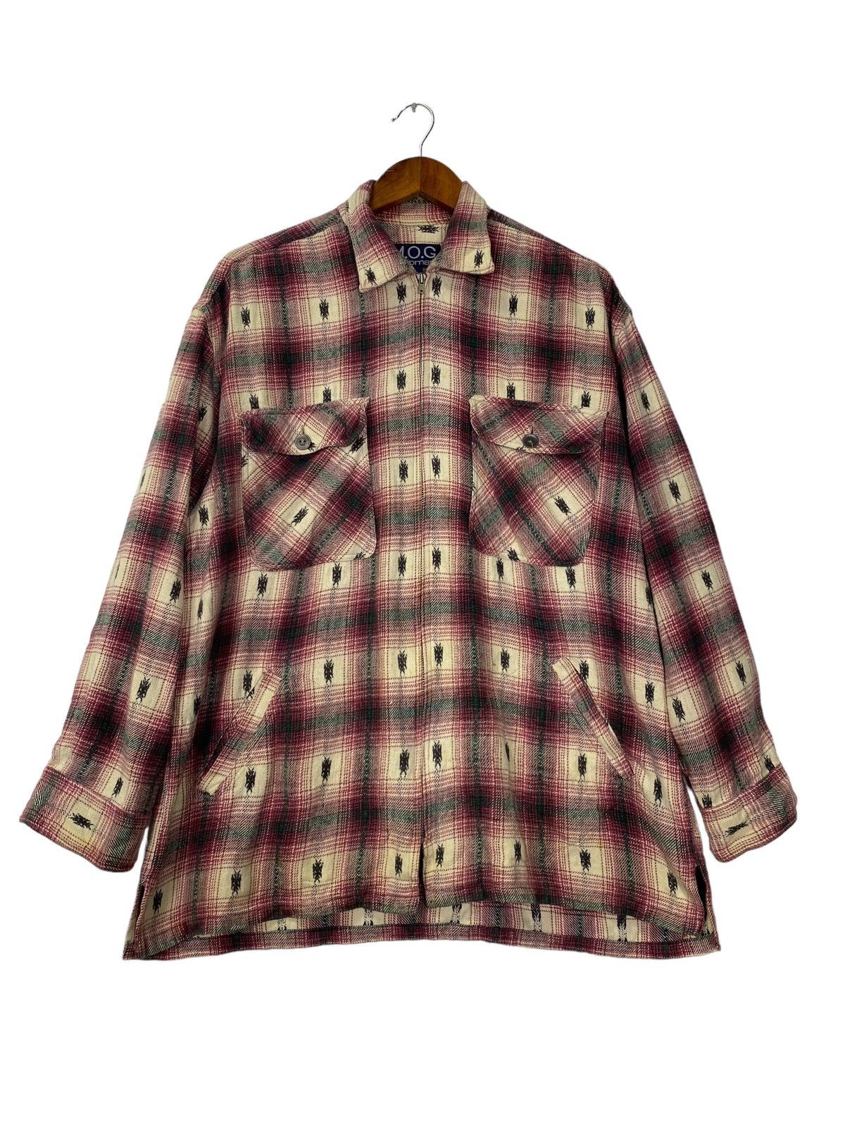 Equipment × Flannel × Vintage Vintage M.O.G Equipment Flannel Size US L / EU 52-54 / 3 - 1 Thumbnail