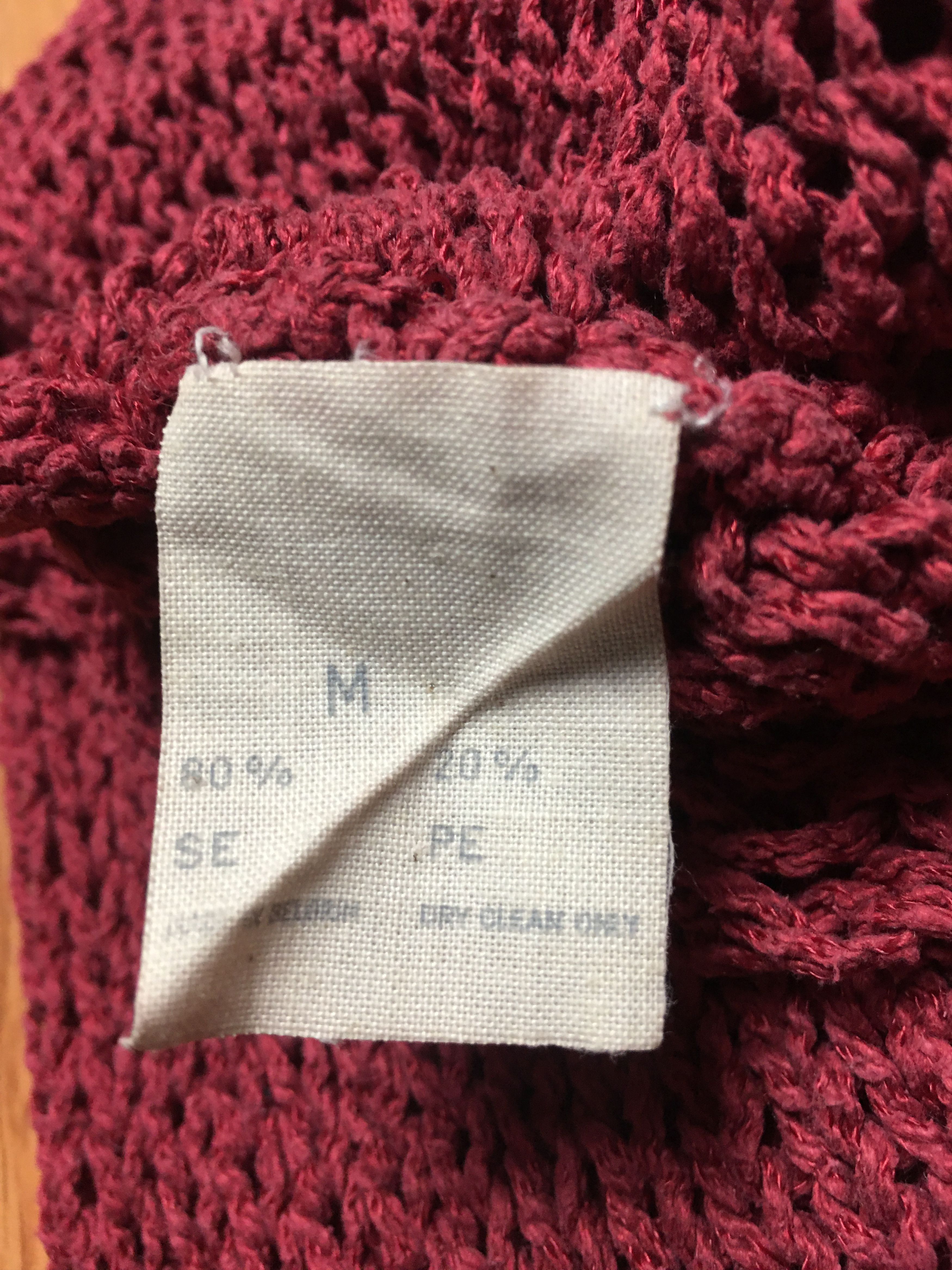 Designer Kaat Tіlley Belgium Vintage Silk Blend Knit Crop Top M Size M / US 6-8 / IT 42-44 - 8 Thumbnail