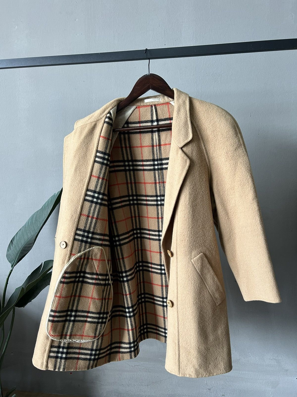 Burberry Burberry NovaCheck Wool Coat Size US L / EU 52-54 / 3 - 5 Thumbnail