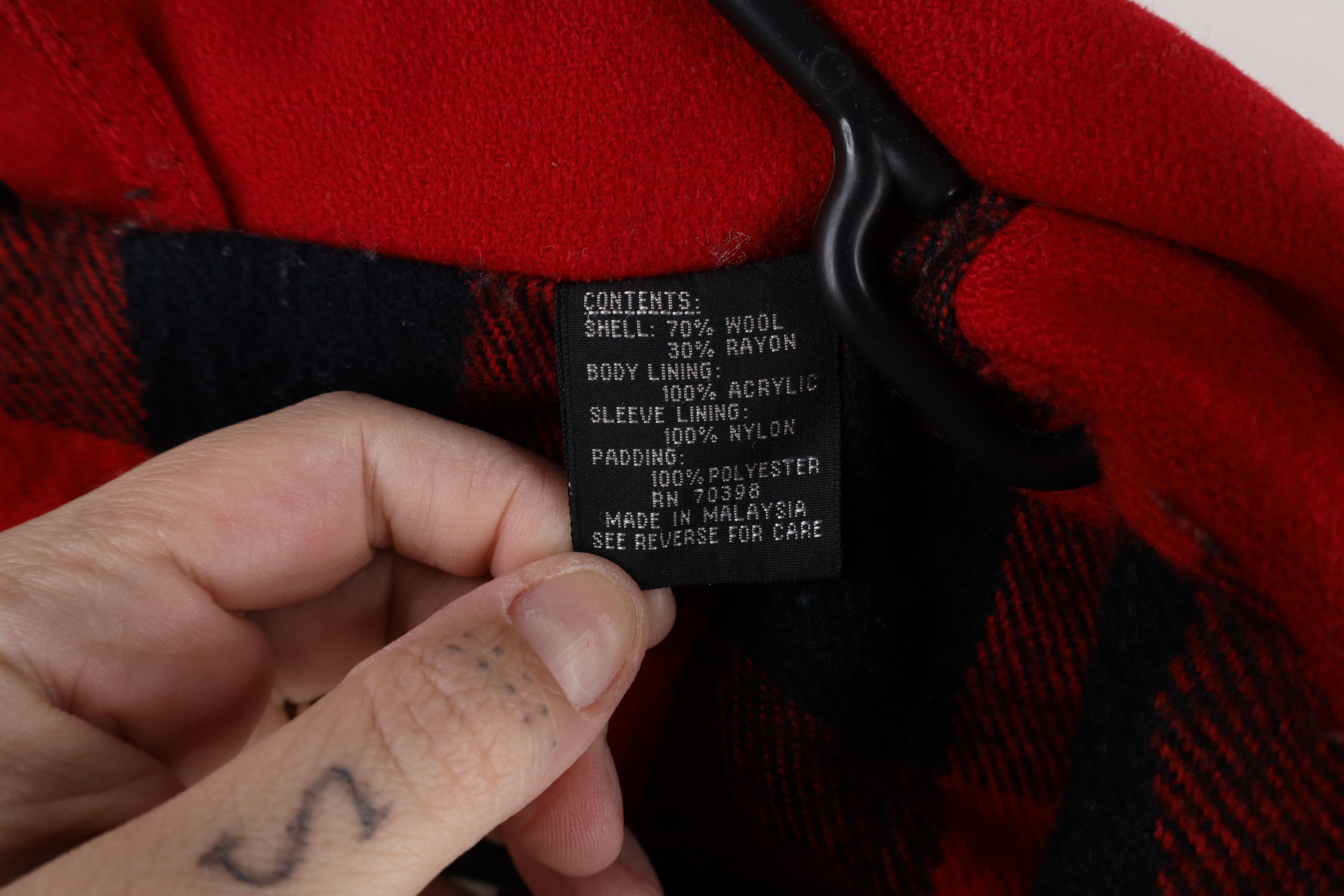 Vintage Vintage 90s Streetwear Wool Cafe Racer Bomber Jacket Red Size US L / EU 52-54 / 3 - 12 Thumbnail