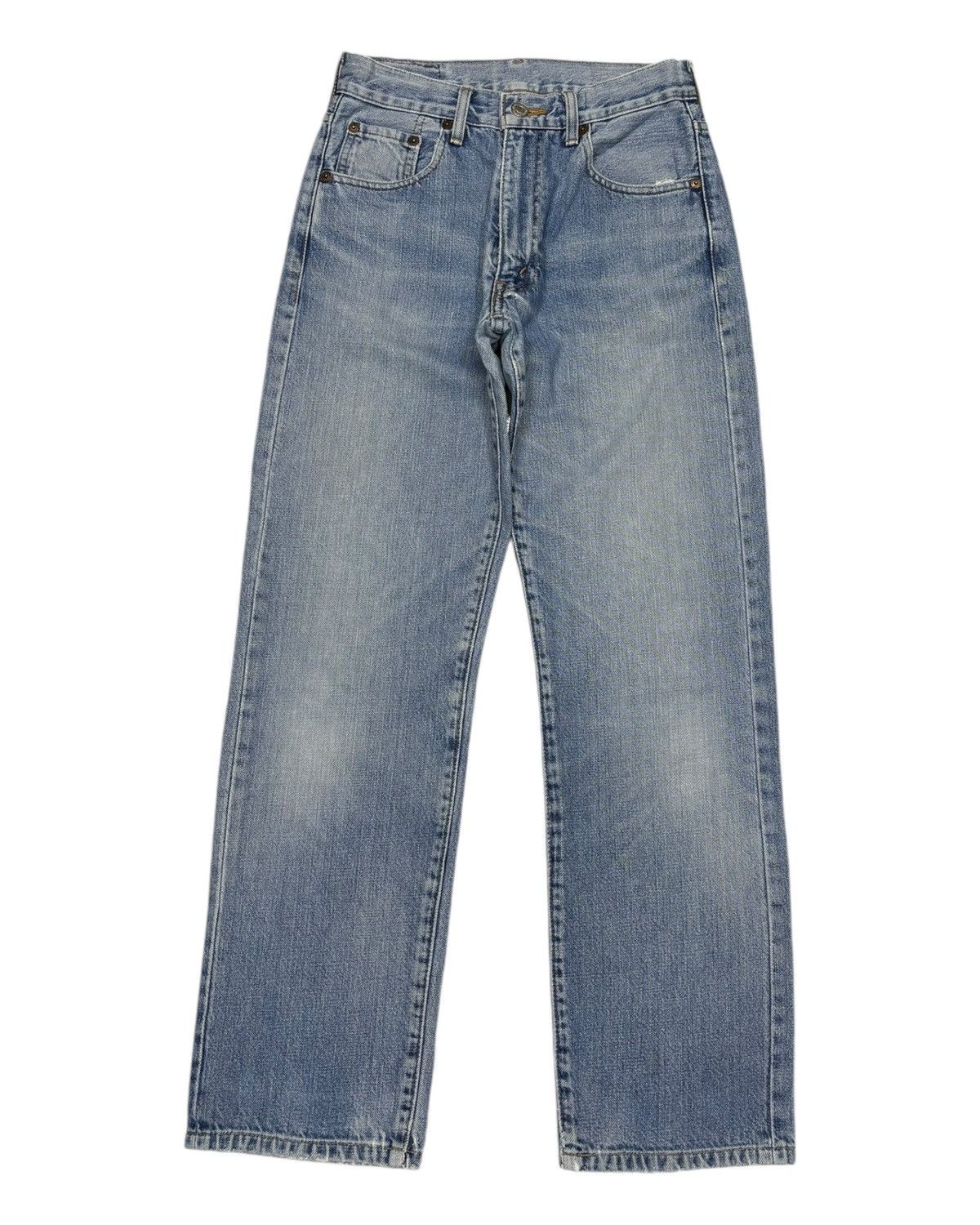 Levi's Vintage Levis 502 Big E Selvedge Redline Distressed Denim Size 26" / US 2 / IT 38 - 7 Thumbnail