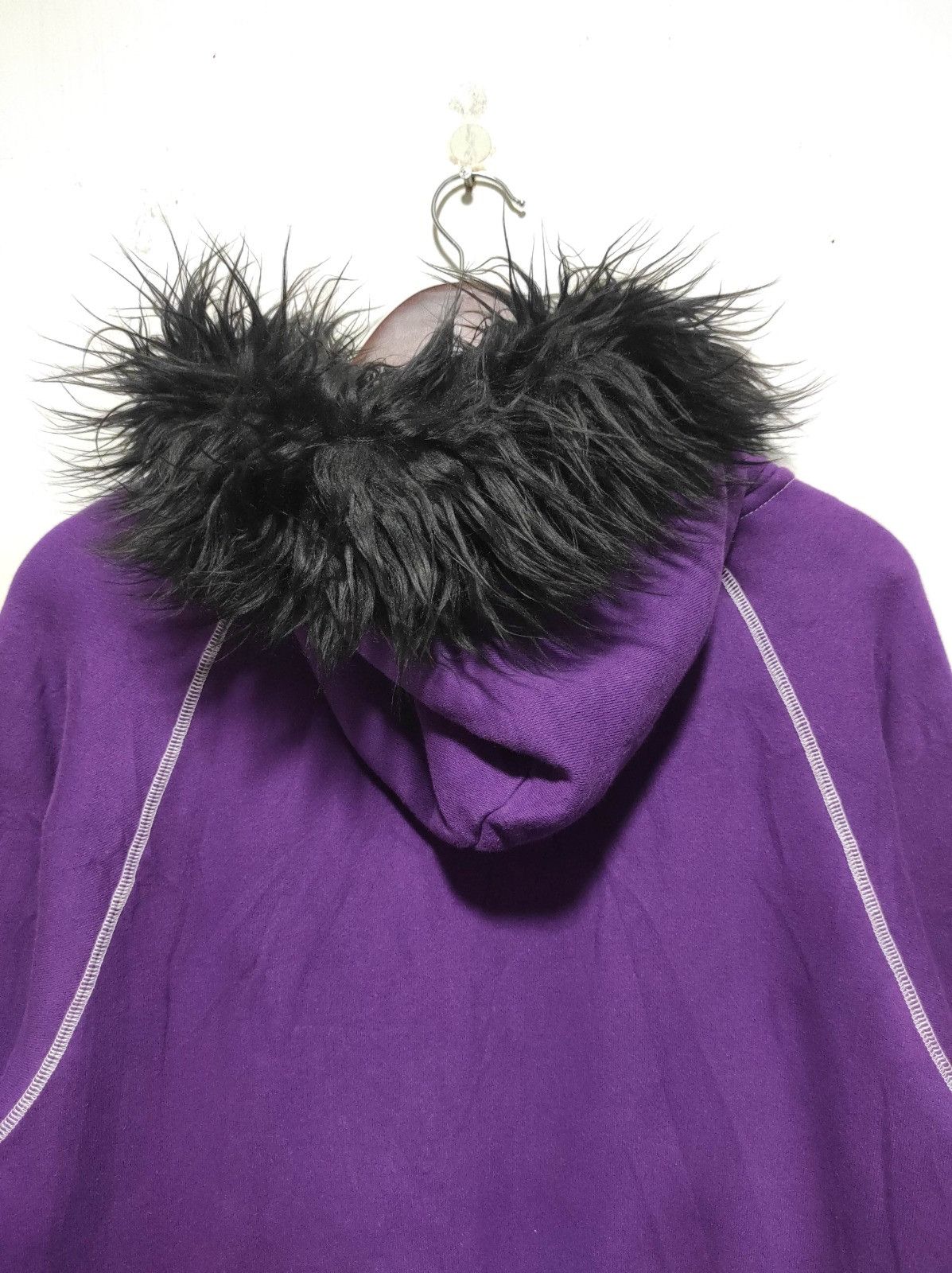 Japanese Brand Fat purple 🟣 zip fur hoodie ifsix LGB style Size US L / EU 52-54 / 3 - 14 Thumbnail