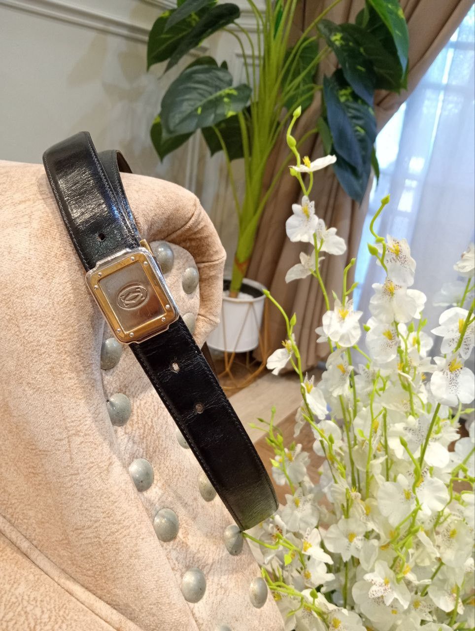 Cartier LUXURY CARTIER VINTAGE LEATHER BELT Size ONE SIZE - 1 Thumbnail