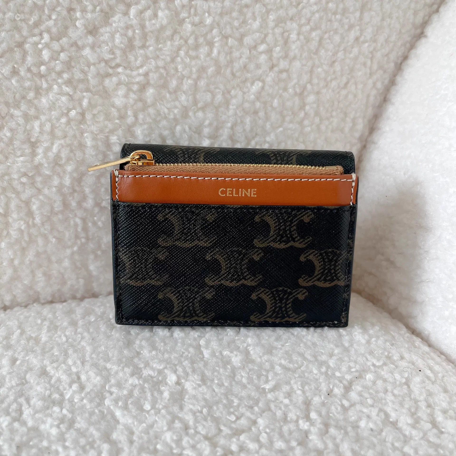 Celine Celine Triomphe two-in-one wallet pre-owned Size ONE SIZE - 2 Thumbnail