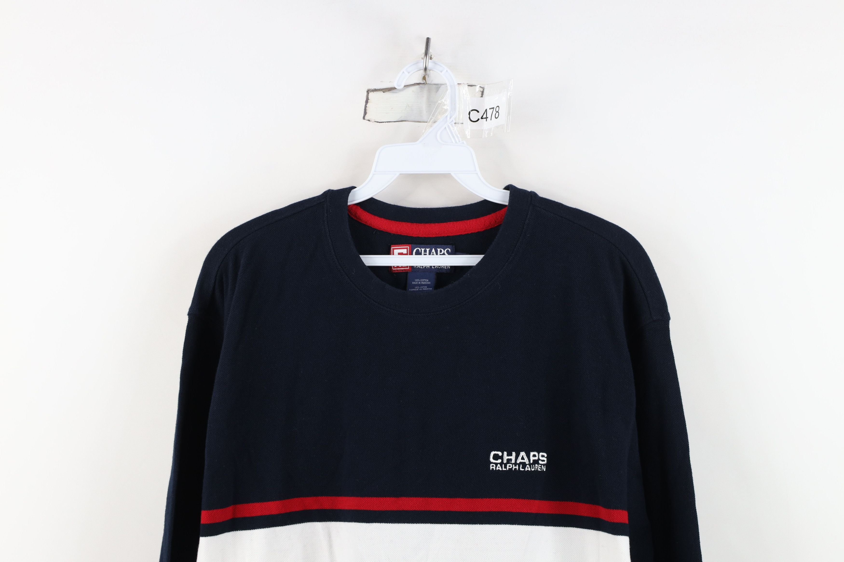 Ralph Lauren Vintage 90s Chaps Ralph Lauren Knit Long Sleeve T-Shirt Size US L / EU 52-54 / 3 - 2 Thumbnail