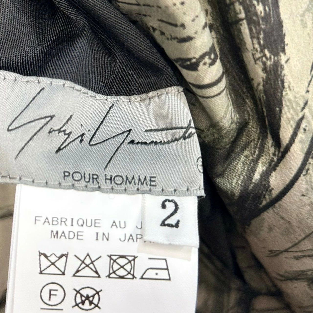Yohji Yamamoto yohji yamamoto 25AW KNEE TAB PADDED PRINTED PANTS Size US 38 / EU 54 - 7 Thumbnail