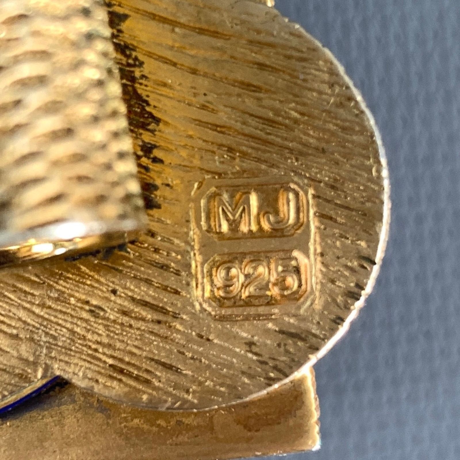 Marc Jacobs MARC JACOBS Gold Green & Blue Color Block Cocktail Ring Size ONE SIZE - 4 Thumbnail