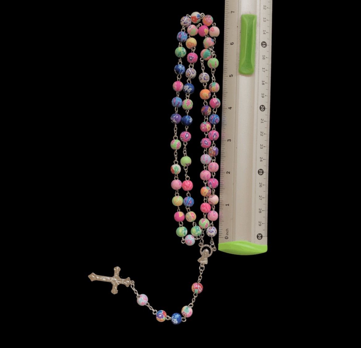 Jewelry Saint Benedict Rosary Necklace Chain Catholic Church Jesus Size ONE SIZE - 6 Thumbnail