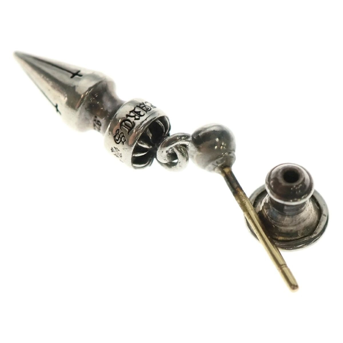 Chrome Hearts Chrome Hearts Tiny Spike Drop earring Size ONE SIZE - 6 Thumbnail