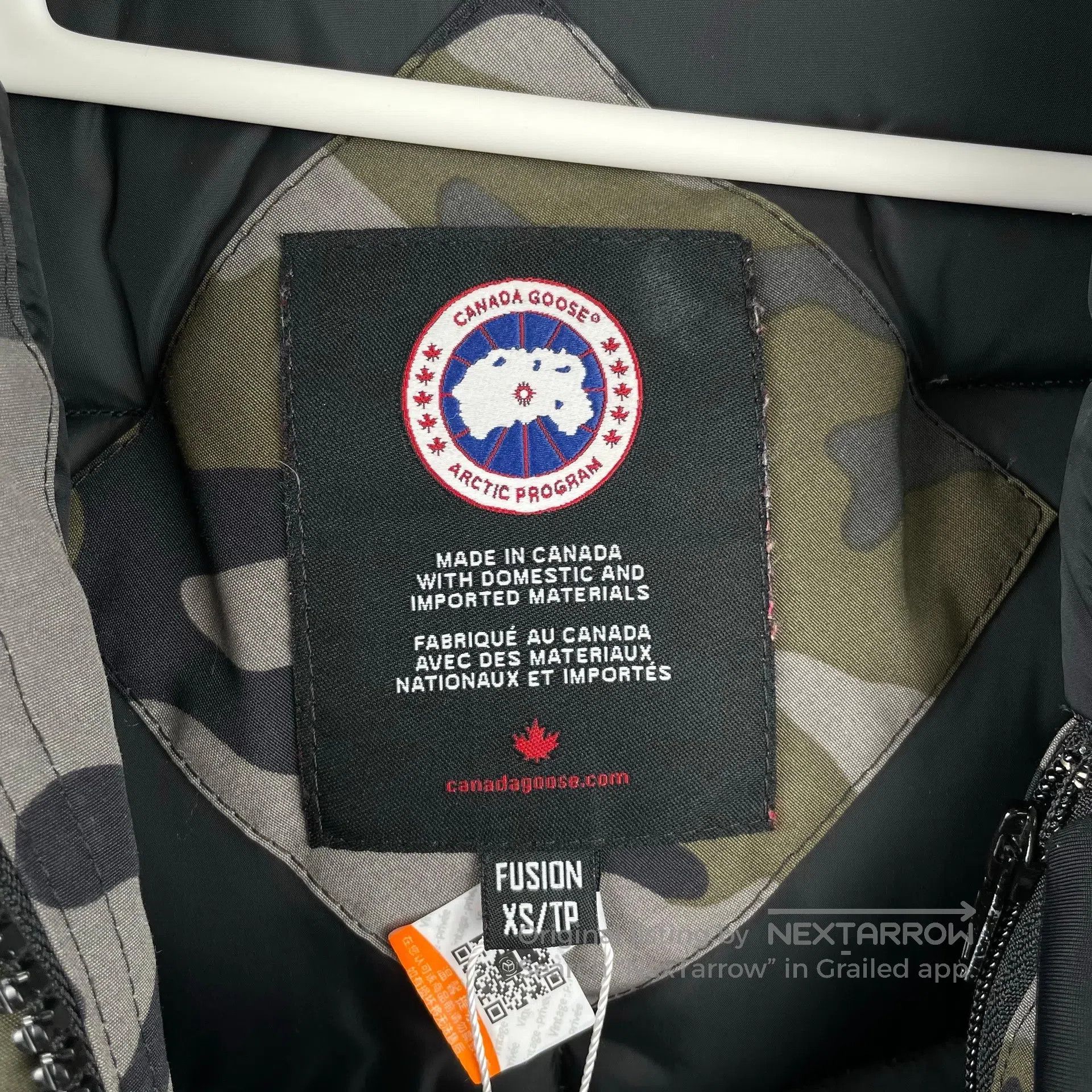 Canada Goose Canada Goose Camouflage snow mountain hooded multi-pocket Size US XS / EU 42 / 0 - 6 Thumbnail