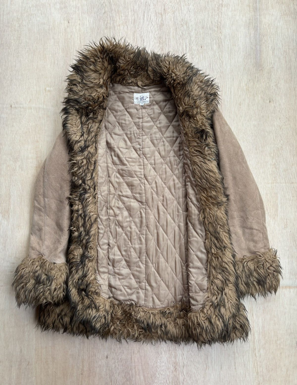 14th Addiction × Japanese Brand × Le Grande Bleu (L.G.B.) Vintage Japanese Gf Faux Fur Coat Jacket Size US M / EU 48-50 / 2 - 2 Thumbnail