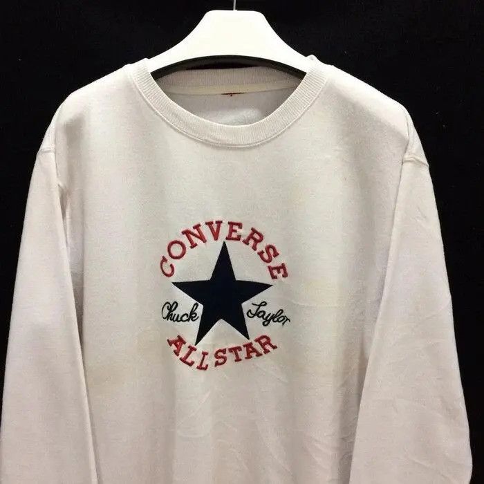 Converse × Vintage Converse All Star Sweatshirt Size US M / EU 48-50 / 2 - 2 Thumbnail