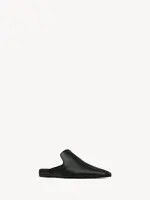 Saint Laurent Paris o1la1rc1a0226 819708 Meurice Mules in Smooth Leather Black Size US 7 / EU 40 - 3 Thumbnail