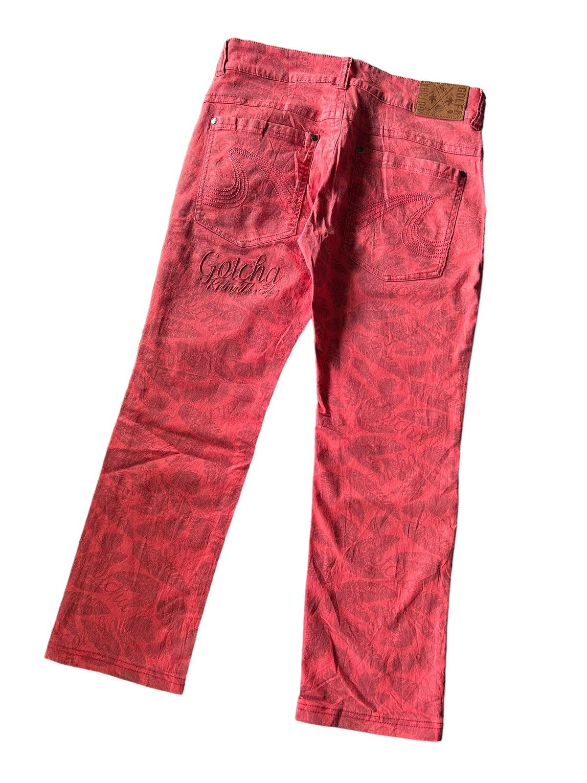 Gotcha × Japanese Brand GOTCHA GOLF Full Print Stretchable Pants Size US 32 / EU 48 - 1 Thumbnail