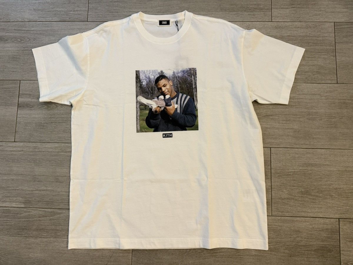 Kith KITH Mike Tyson khm033157-101 White Vintage Tee Size L Large 