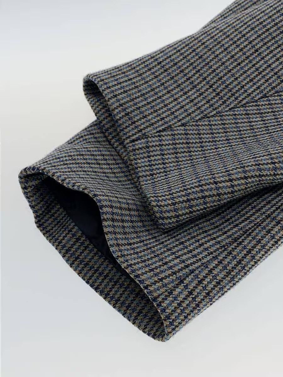 Auralee AW20 Checkered Zip Jacket Size US XL / EU 56 / 4 - 6 Thumbnail