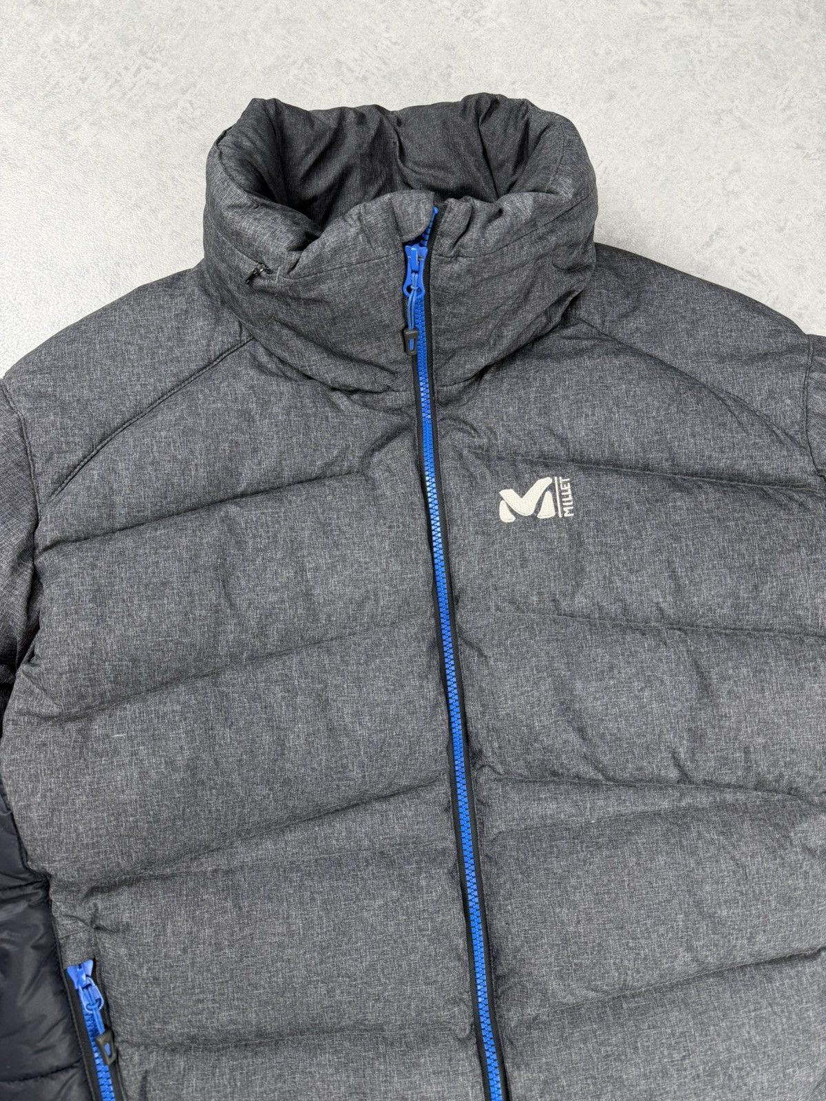 Vintage Millet Advance Down Jacket Grey Hooded Puffer Size US XL / EU 56 / 4 - 5 Thumbnail