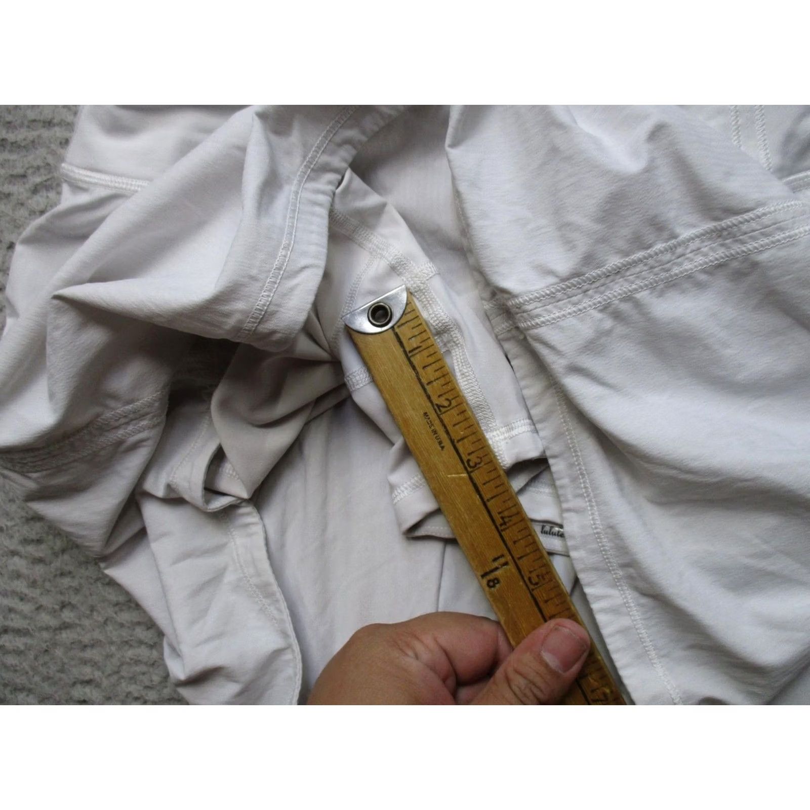 Lululemon VINTAGE Lululemon Skort Womens 2 White Athletic Tennis Running Skirt Liner Pocket Size 26" / US 2 / IT 38 - 6 Thumbnail