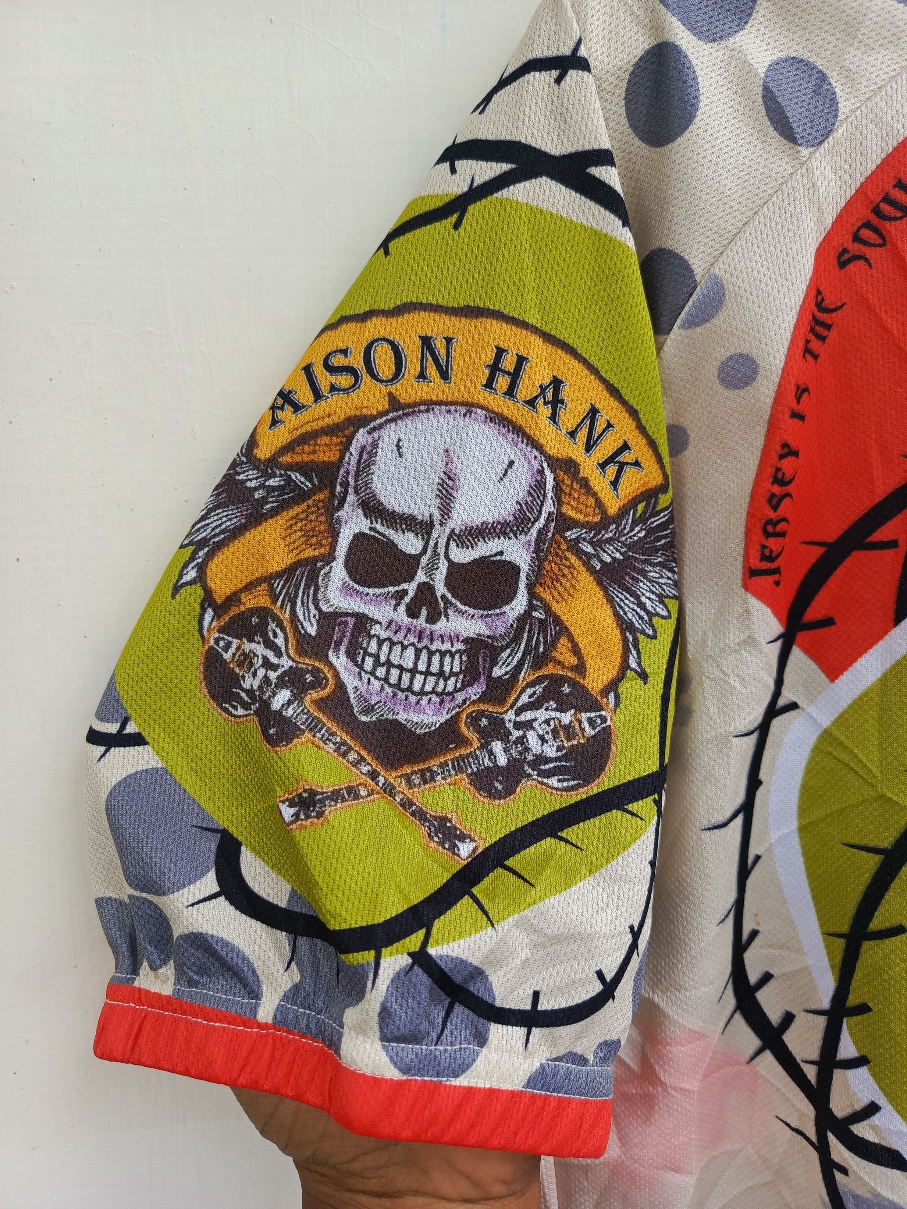 Other Rare Aison Hank Skull Bike Jersey – Unique Cycling Wear Size US XXL / EU 58 / 5 - 5 Thumbnail