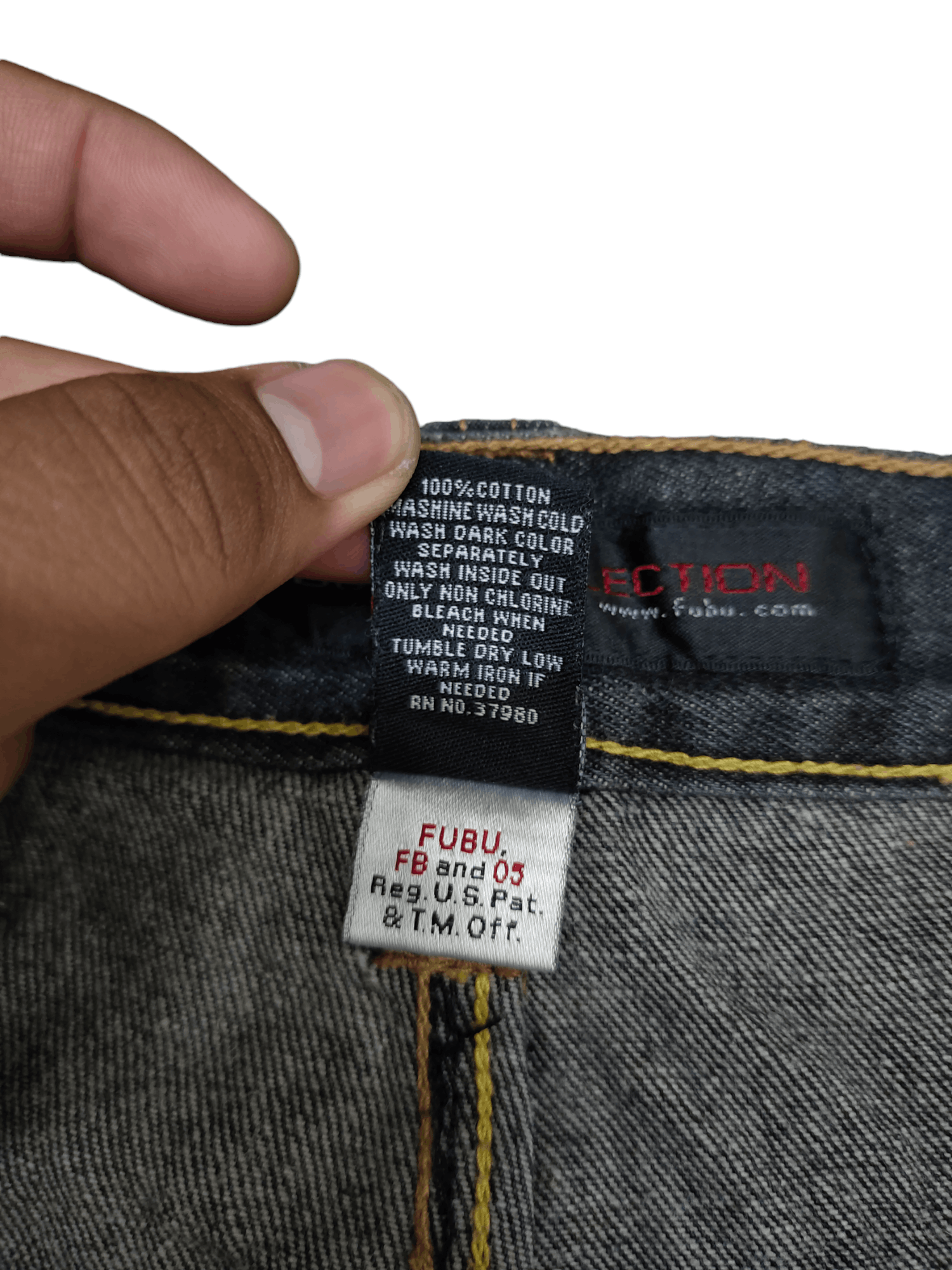Fubu Baggy Jeans Fubu Carpenter Wide Leg Denim Y2k Jnco Size US 40 / EU 56 - 15 Thumbnail