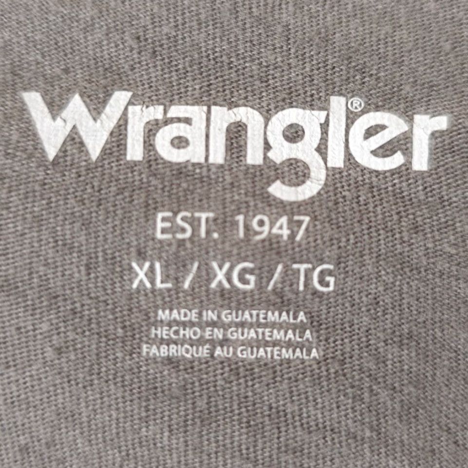 Wrangler VINTAGE Wrangler T Shirt Mens XL Gray Mexican Flag Rodeo Cowboy Western Size US XL / EU 56 / 4 - 6 Thumbnail