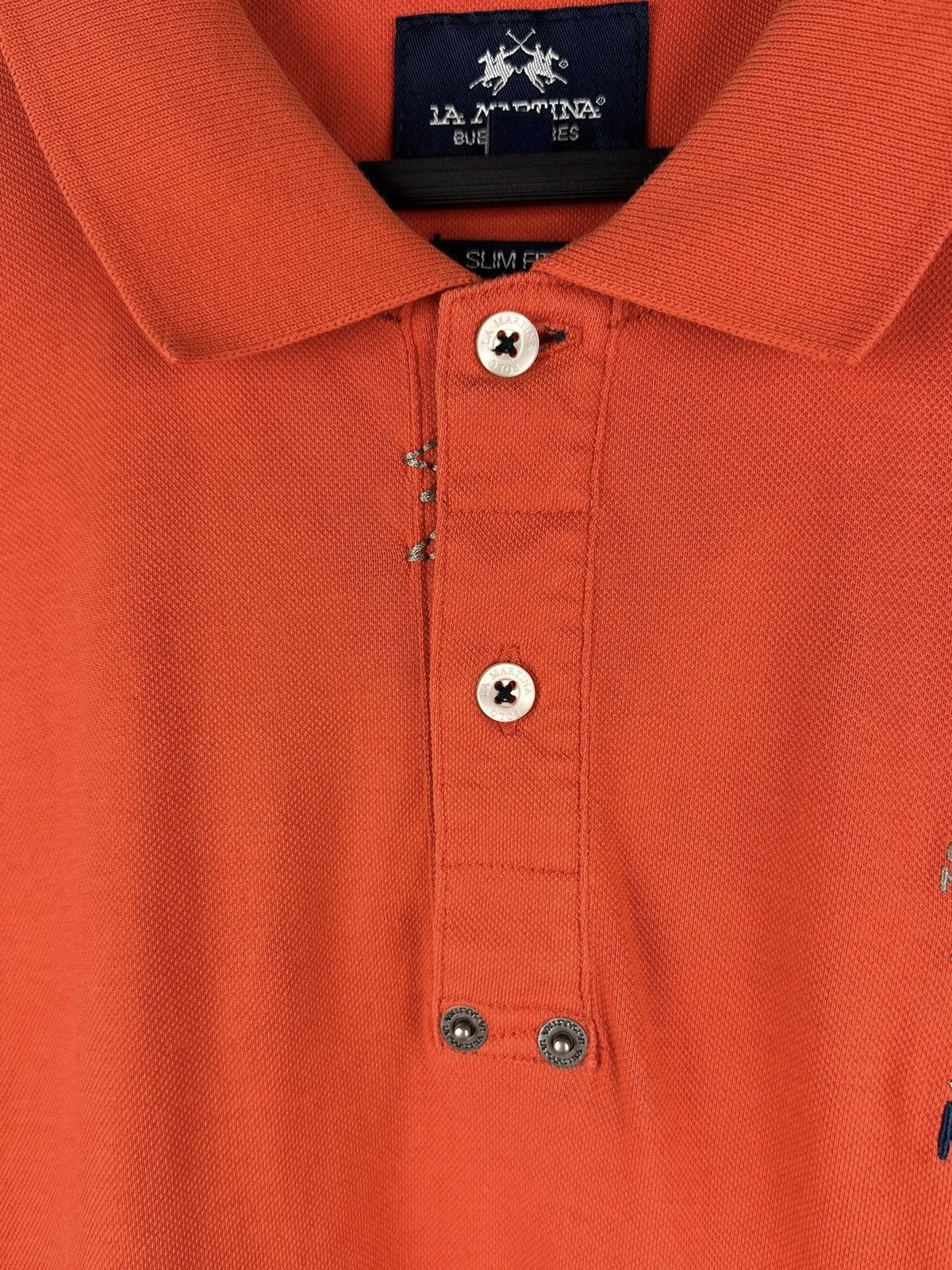 La Martina La Martina Polo Heritage Embroidered Logo Polo T-Shirt 3XL Size US XXL / EU 58 / 5 - 15 Thumbnail