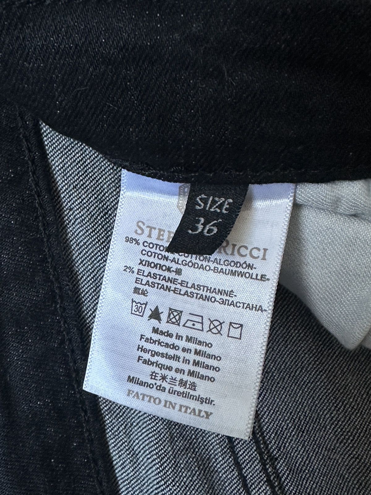 Designer × Stefano Ricci Stefano Ricci Black Denim Jeans - Size 36 - New with Tags Size US 36 / EU 52 - 6 Thumbnail