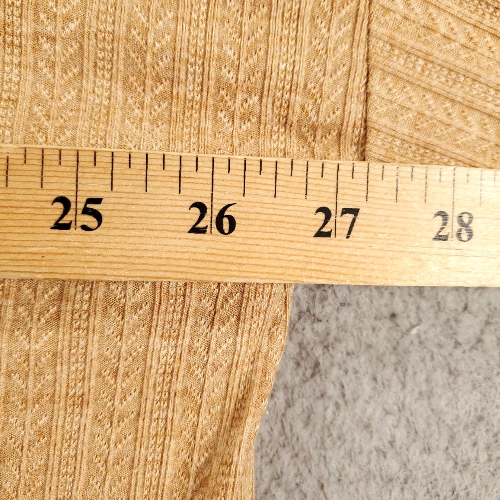 Denim & Co. Denim And Company Sweater Womens Large Tan Cowl Neck Lightweight Pullover Soft Size L / US 10 / IT 46 - 4 Thumbnail
