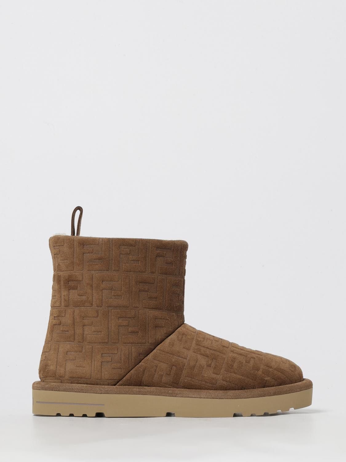Fendi Fendi Boot Men Tobacco Size US 11 / EU 44 - 1 Thumbnail
