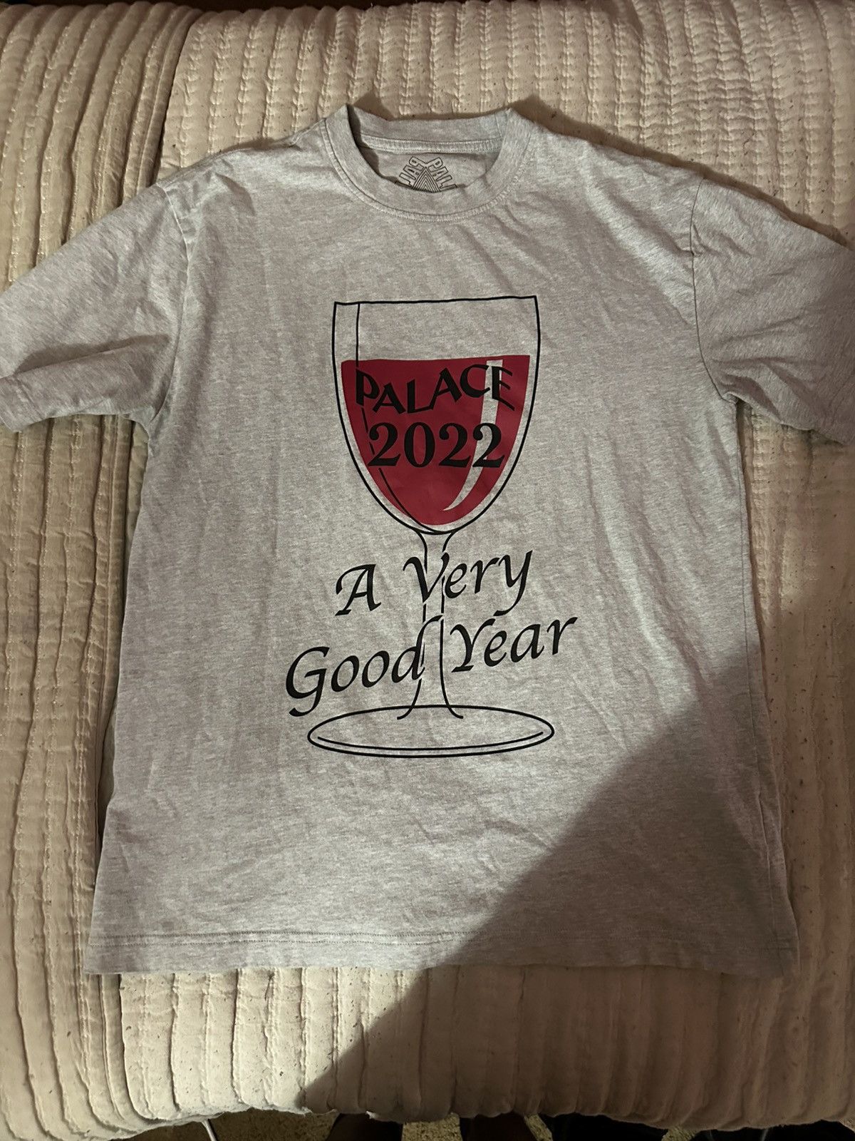 Palace GOOD YEAR T-SHIRT GREY MARL Size US M / EU 48-50 / 2 - 1 Thumbnail