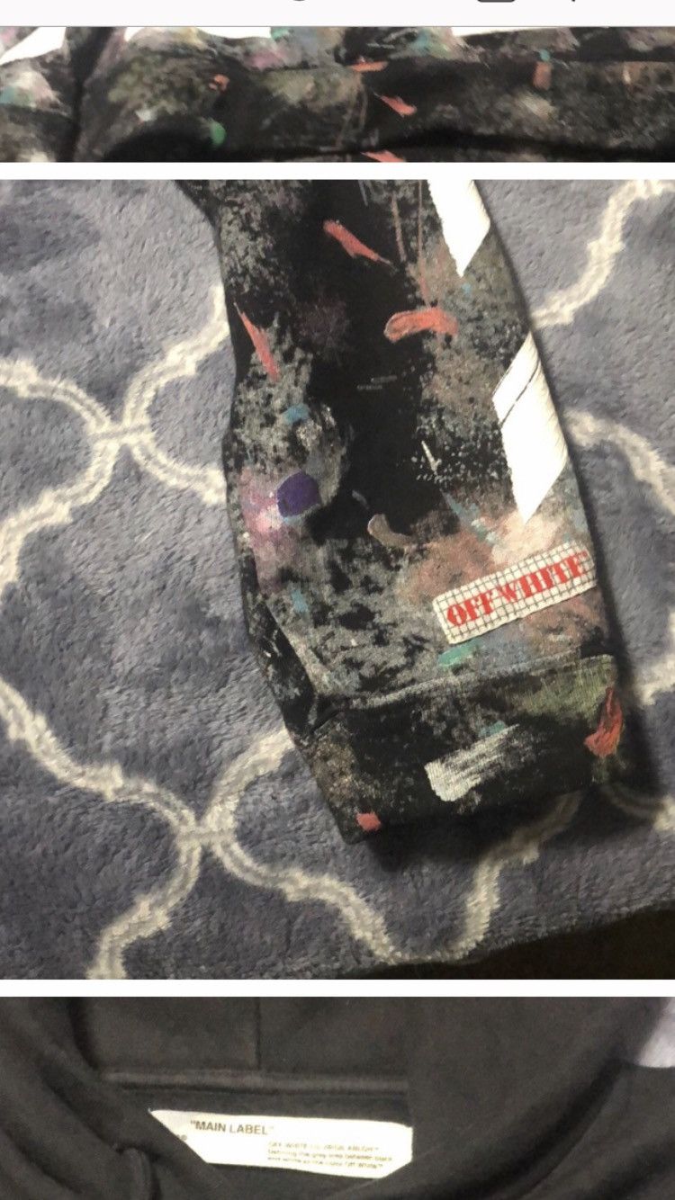 Off-White Off-white galaxy brush hoodie Size US S / EU 44-46 / 1 - 3 Thumbnail