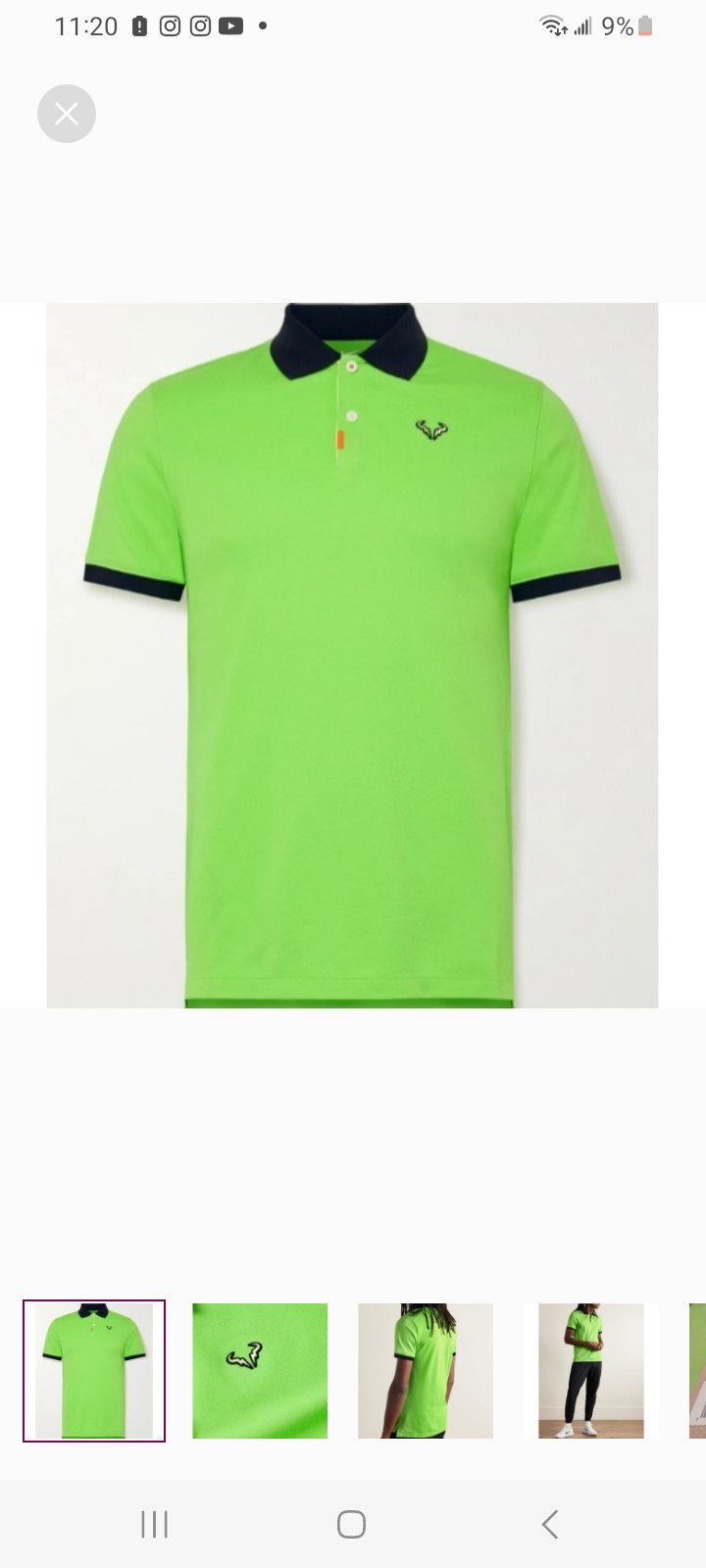 Nike NIKE TENNIS RAFA SLIM'FIT DRI-FIT Piqué Tennis Polo Shirt Size US XL / EU 56 / 4 - 1 Thumbnail