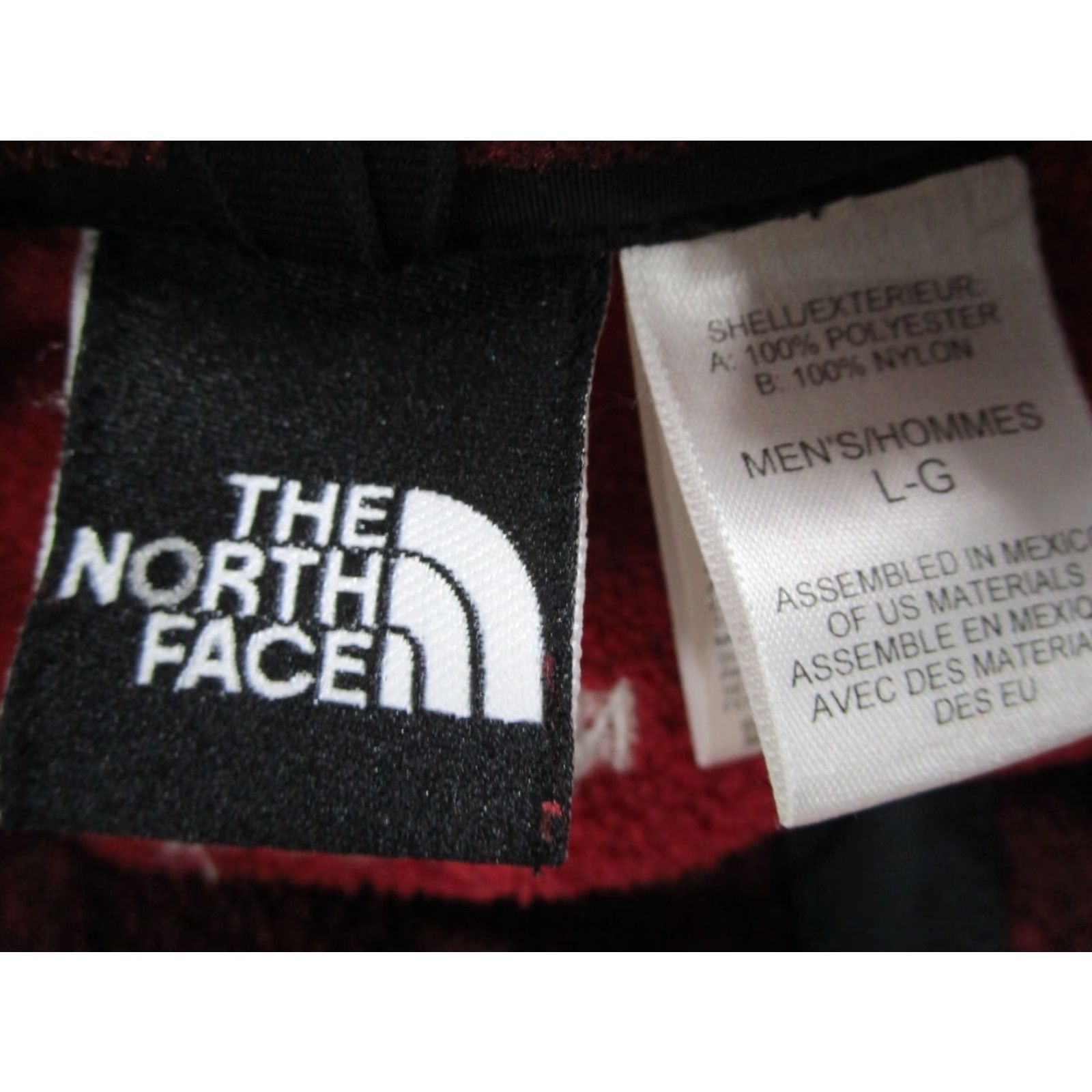 The North Face The North Face Mens Large Red Fleece Jacket - Full Zip Polartec - Classic Fit - Casual Sportswear Size US L / EU 52-54 / 3 - 3 Thumbnail