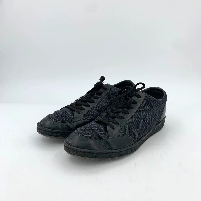 Louis Vuitton Louis Vuitton Black checkerboard lace-up board shoes Size US 7.5 / EU 40-41 - 1 Thumbnail