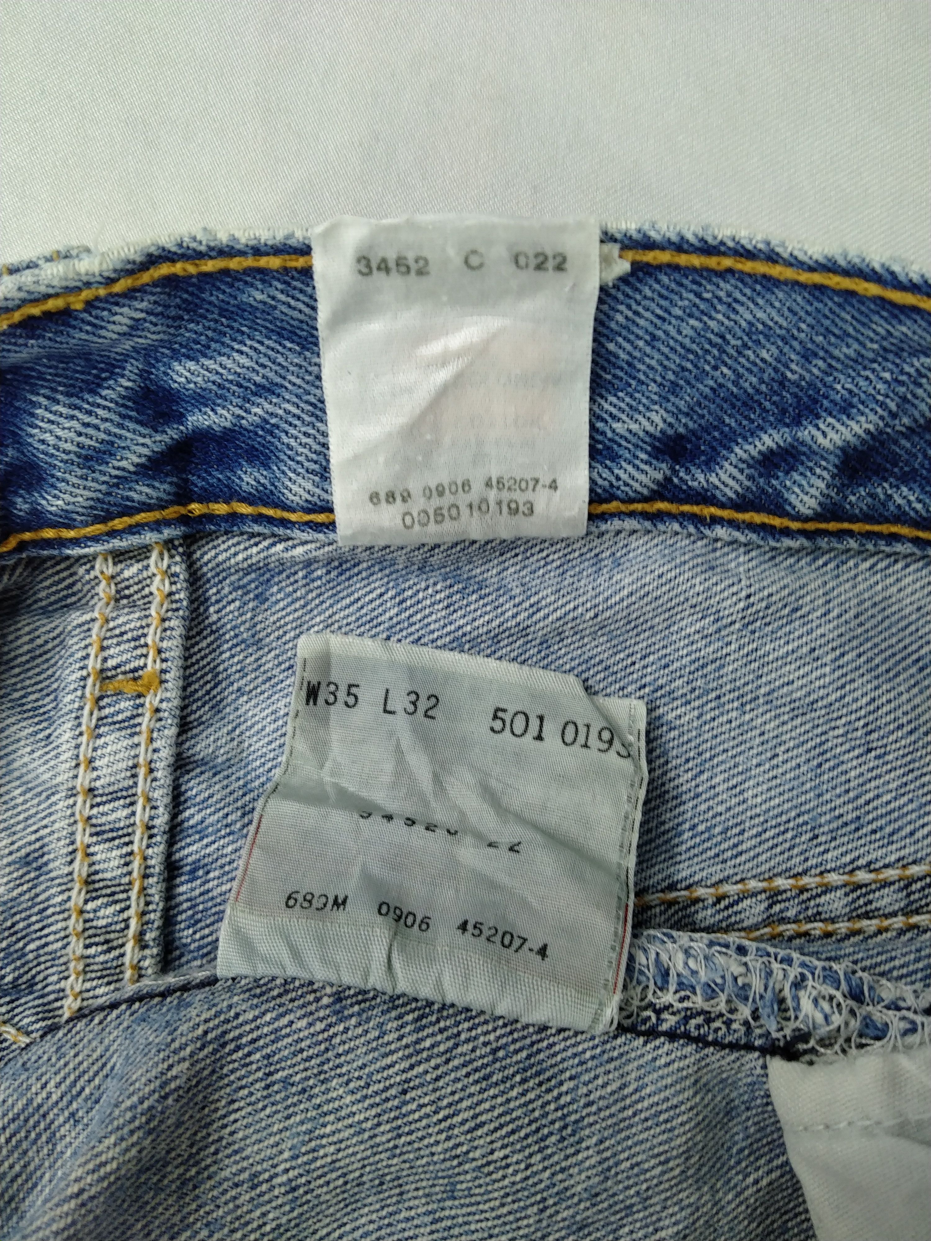 Levi's Vintage Levi's 501 Blue Wash Denim 34x31.5 -JN799 Size US 34 / EU 50 - 9 Thumbnail