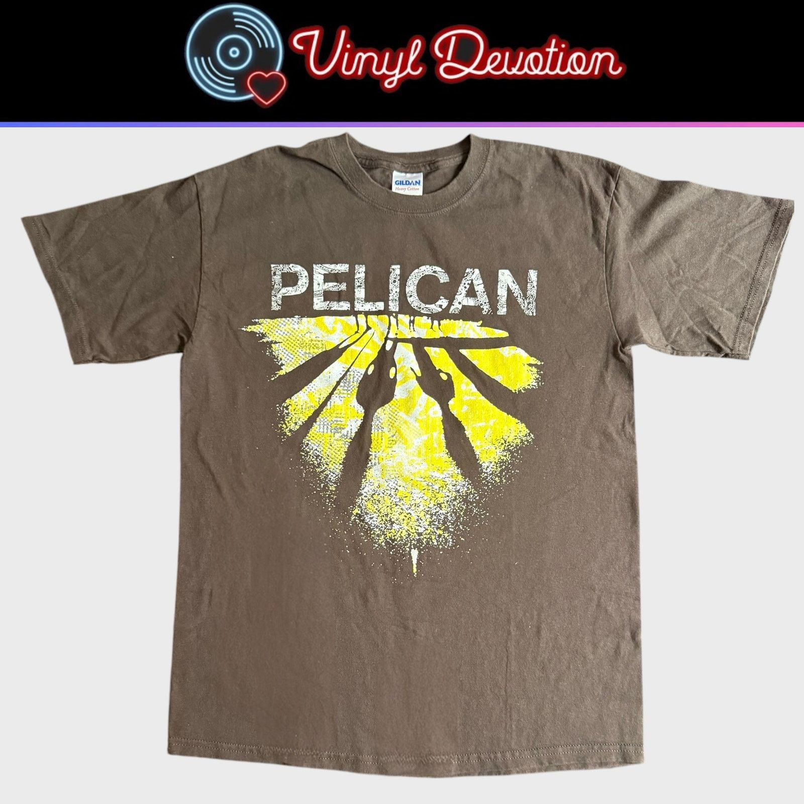 Band Tees Pelican Band City Of Echoes - Silhouettes Brown Shirt Size M Size US M / EU 48-50 / 2 - 1 Thumbnail