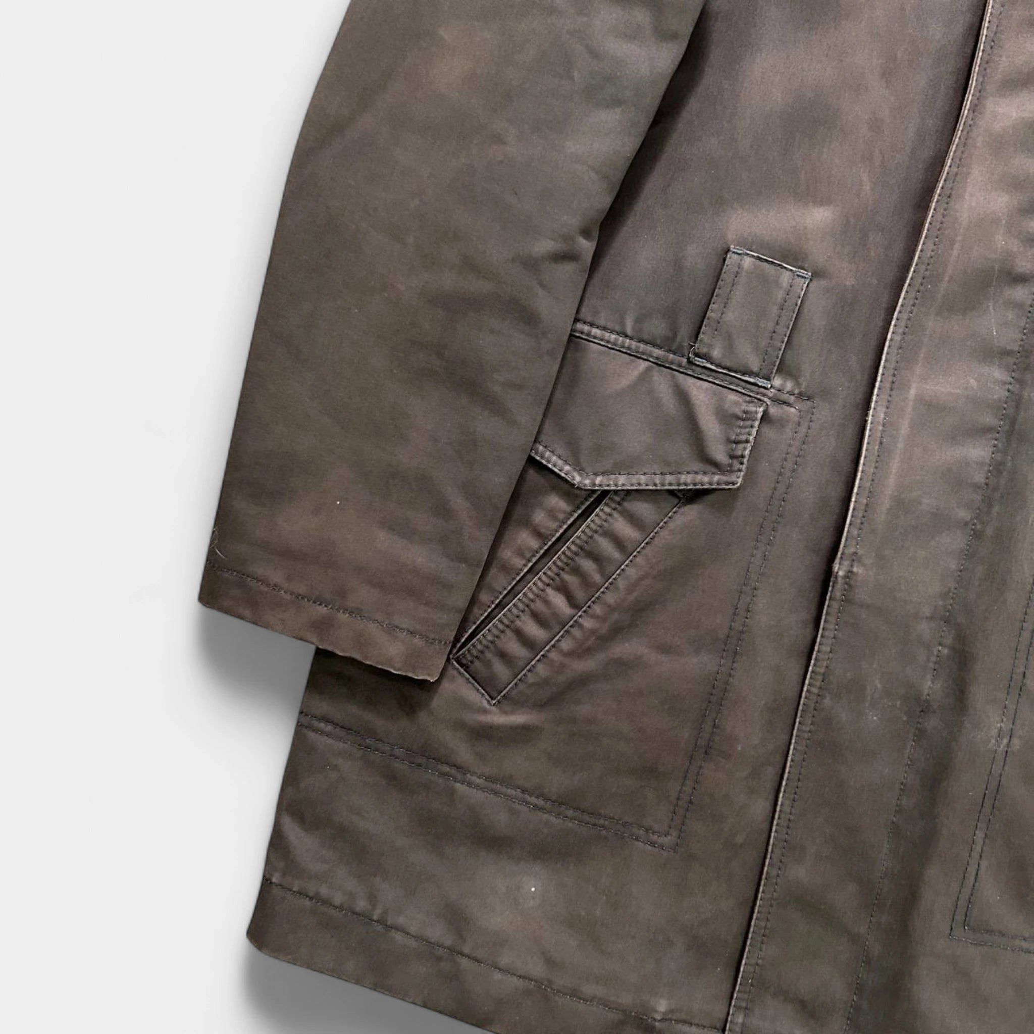 Armani Armani Jeans Military Washed Green Long Coat Size US L / EU 52-54 / 3 - 2 Thumbnail