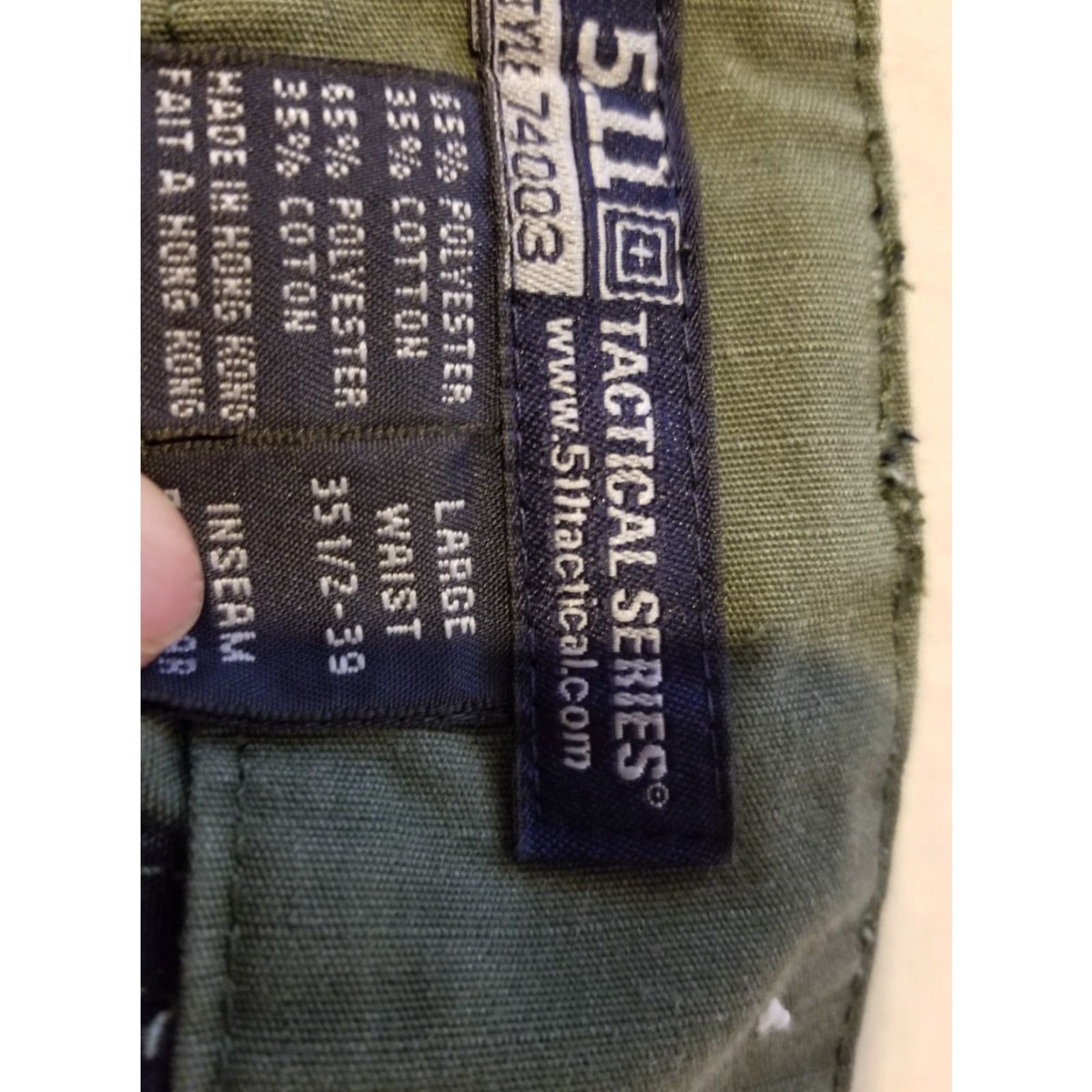 Vintage 5.11 Tactical Pants Mens Cargo 32x30 Cotton Chino Beige Slacks Large 5.11 Tactical Mens Pants Size US 32 / EU 48 - 6 Thumbnail