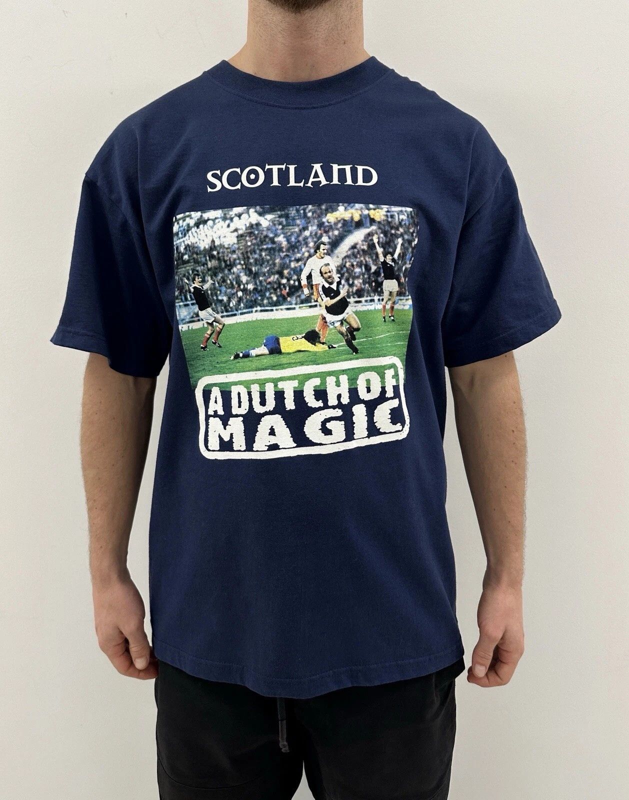 Fruit Of The Loom Vintage 2000 Scotland Netherlands 2003 Shirt Soccer Football Size US L / EU 52-54 / 3 - 1 Thumbnail