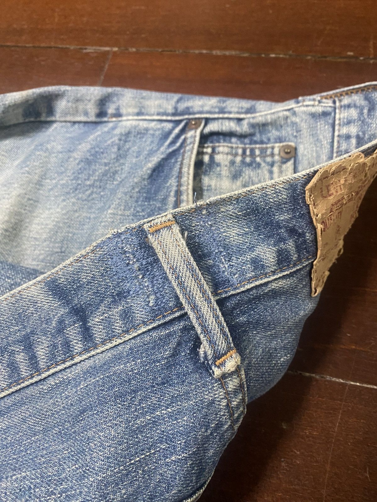 Levi's Vintage Clothing Vintage LEVIS Big E 502XX Selvege J22 button Made in JAPAN Size US 34 / EU 50 - 16 Thumbnail