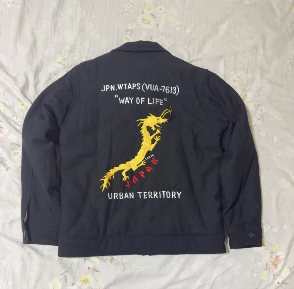 Wtaps WTAPS 16AW Dragon embroidery wool-blend jacket Size US S / EU 44-46 / 1 - 2 Thumbnail