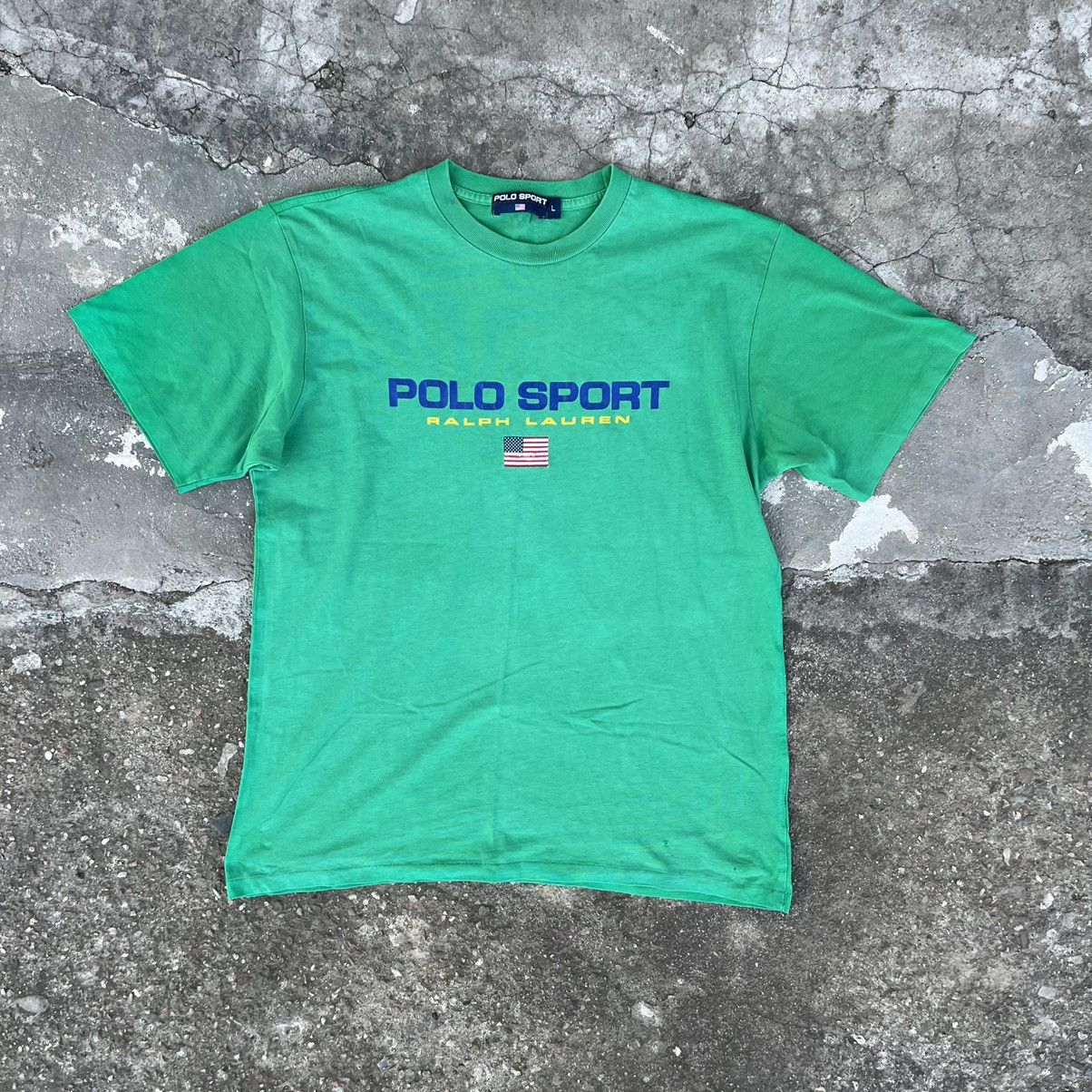 Polo Ralph Lauren × Vintage Polo Sport Ralph Lauren Short Sleeve T Shirt Logo Tee y2k Size US L / EU 52-54 / 3 - 1 Thumbnail