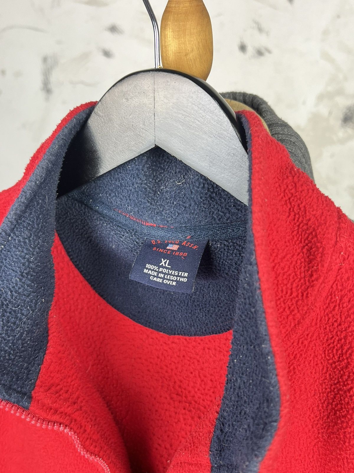 U.S. Polo Assn. Vintage U.S Polo Assn. Fleece Jacket Size L - XL Size US L / EU 52-54 / 3 - 8 Thumbnail