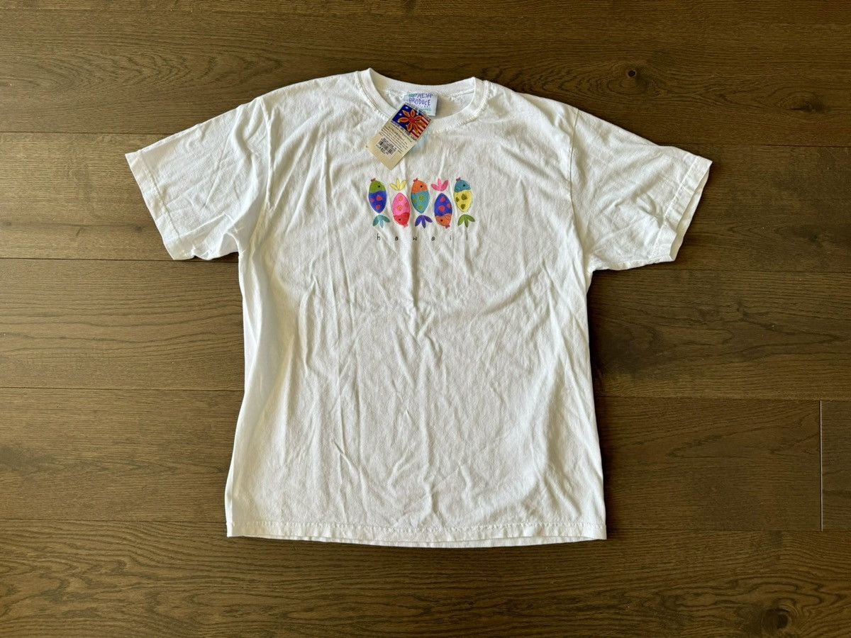 Vintage Fresh Produce Sportswear Hawaii Vintage White T-Shirt Size US S / EU 44-46 / 1 - 1 Thumbnail