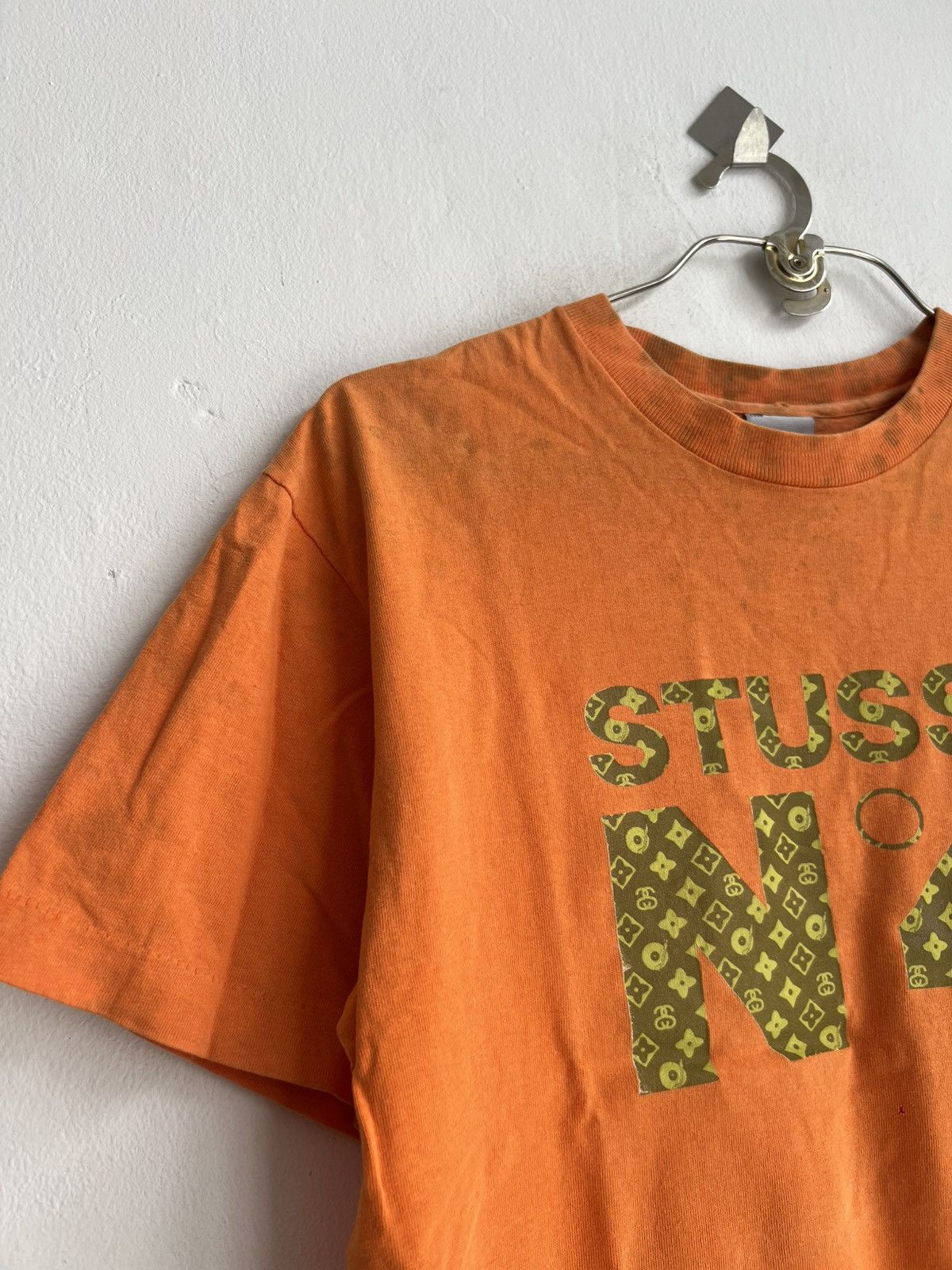 Comme des Garcons × Stussy RARE 1990s Stussy x LV (Stussyton) Monogram N4 Tees Shirt Size US M / EU 48-50 / 2 - 9 Thumbnail